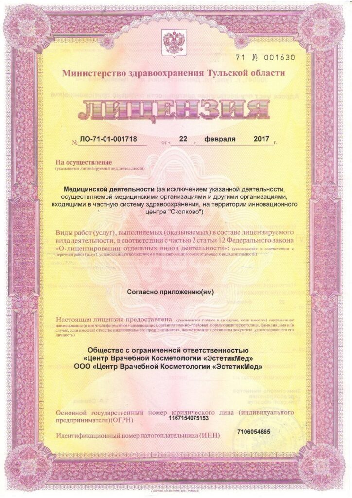 Лицензия на осуществление медицинской деятельности. Страница 13